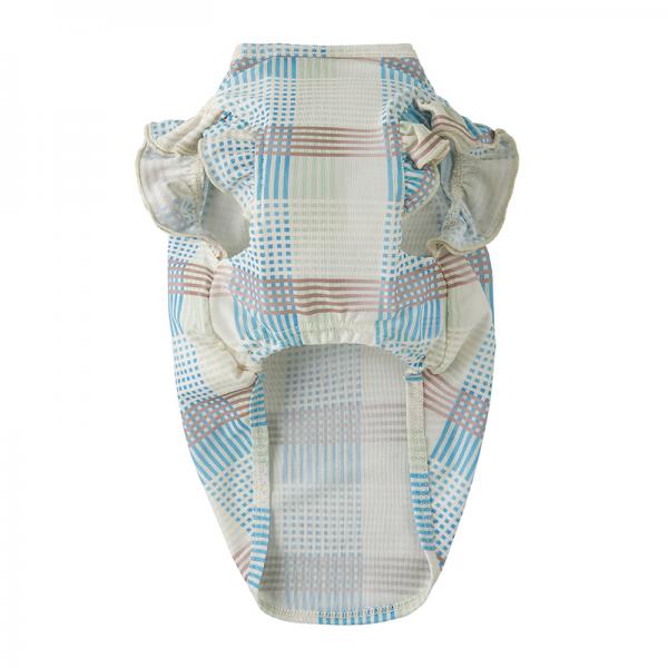 【Cinofilo（チノフィロ）】クールメッシュチェックＴシャツ かぶって着せるタイプ/伸縮性あり