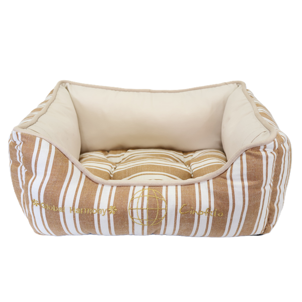 ＣＯＯＬストライプスクエアベッド 