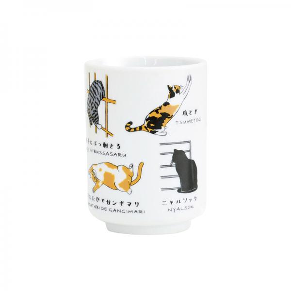 寿司湯呑　ねこ 猫との生活