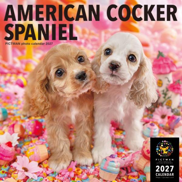 ピクトワンＬ版カレンダー２０２７ Aコッカー