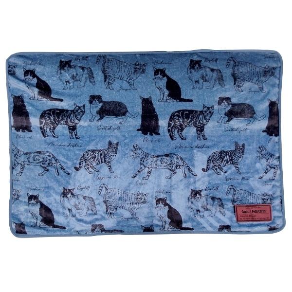 ＭＯＮＯブランケット ＣＡＴブルー Sサイズ