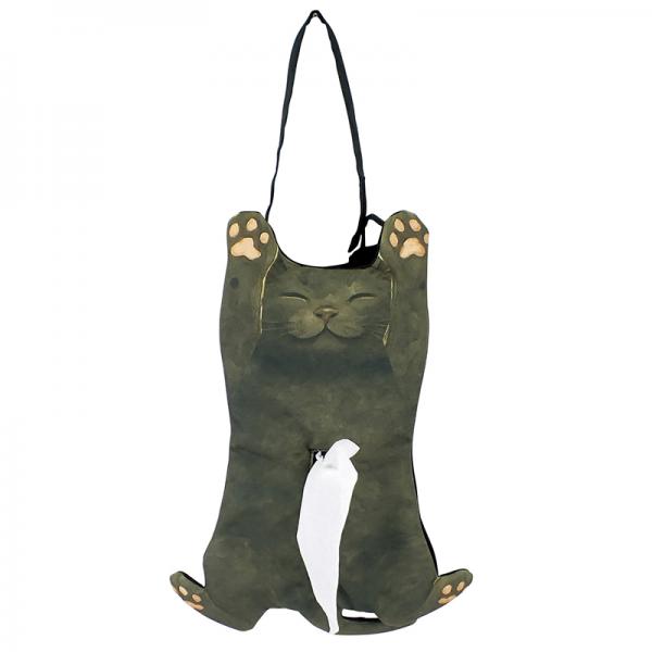 キャットティッシュボックスカバー クロネコ