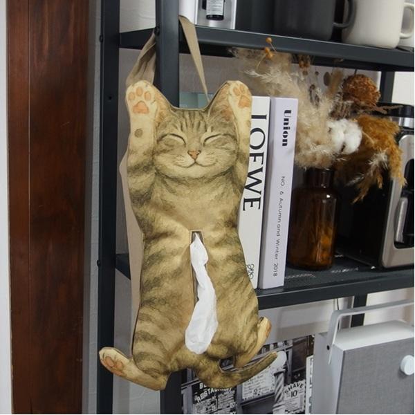 キャットティッシュボックスカバー 
