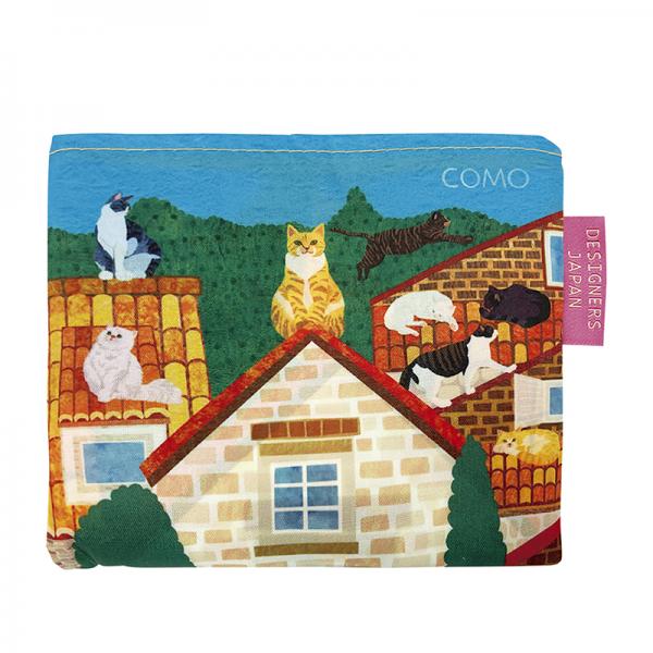 デザイナーズジャパン ショッピングバッグ（猫） 内側ポケットに折りたたんでコンパクトに収納可能。