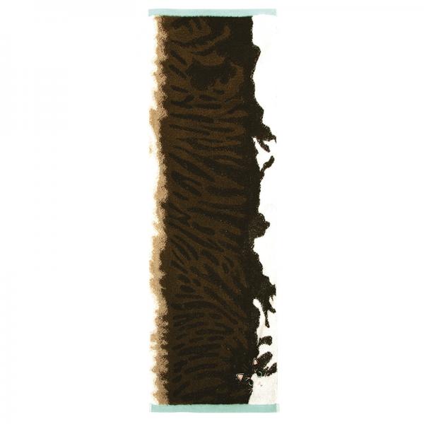 うちのニャンコ 毛並みフェイスタオル フェイスタオル・ハチワレ（ブラウンタビー＆ホワイト）