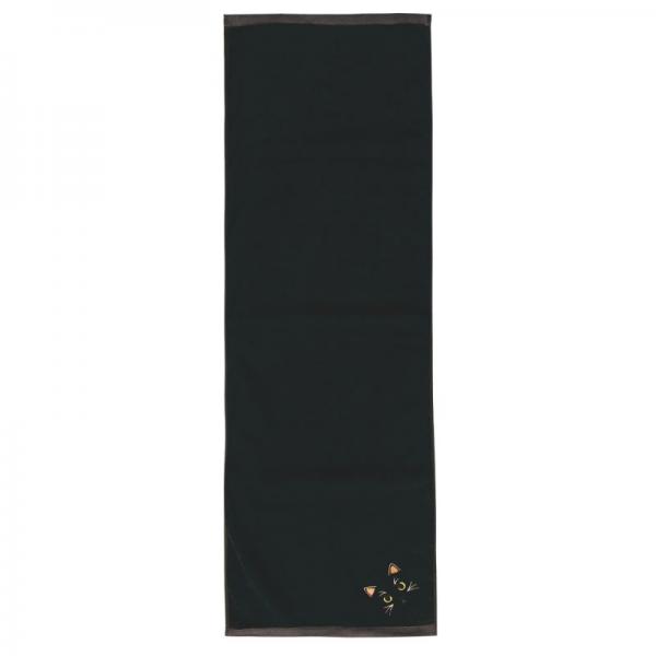 うちのニャンコ 毛並みフェイスタオル フェイスタオル・黒猫