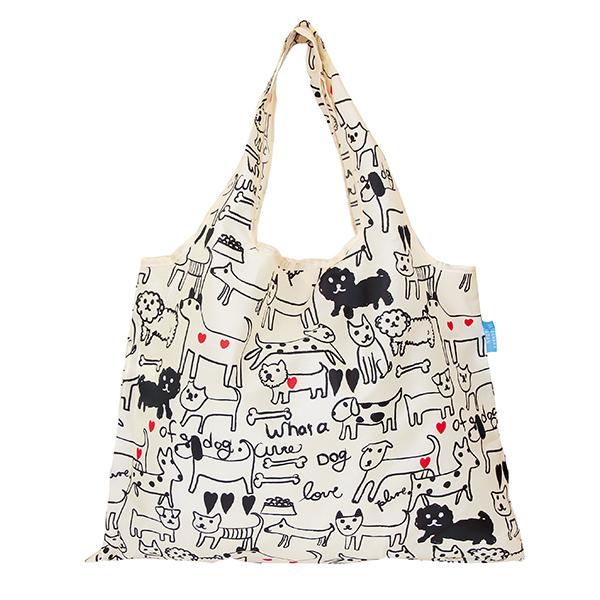 デザイナーズジャパン ショッピングバッグ（犬） モノトーンドッグ