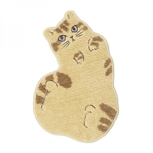 オーマイキャット ダイカットマット きなこ
