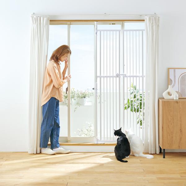 のぼれんニャン　バリアフリー クイック 窓からの脱走・いたずらを防止！