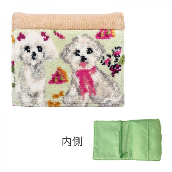 アーンジョー 二つ折りミニティッシュケース マルチーズ