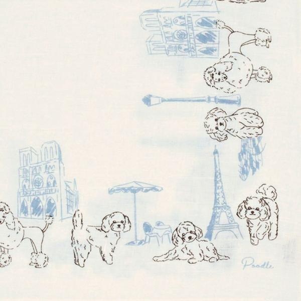 リネン ラヴィハンカチ フランスプードル