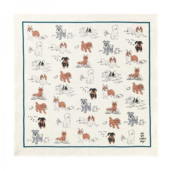 リネン ラヴィハンカチ ウィキッド ドッグ