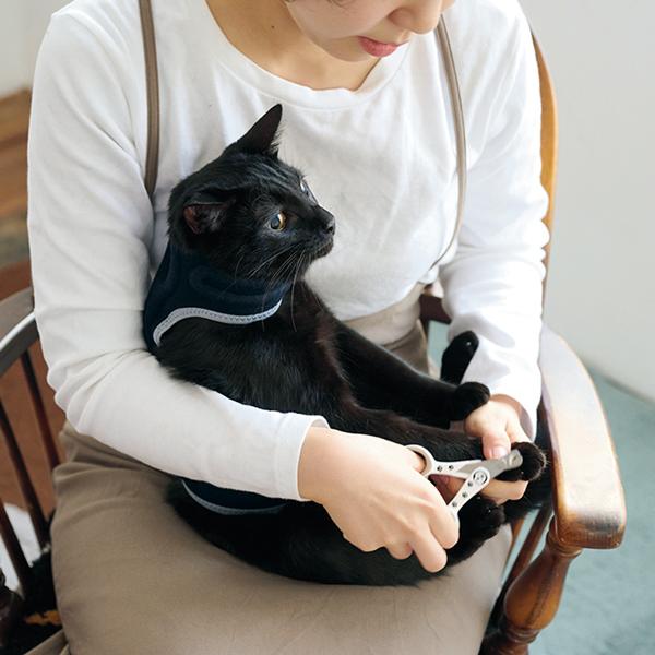 アニサポ　にゃんケアチョッキ グレー