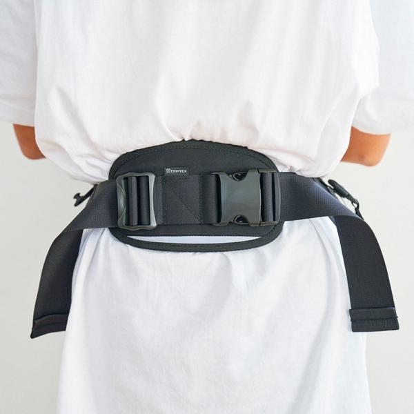 THE GREEDY DOG ヒップシートＥＸ リフレクター付きの幅広パッドが腰の負担を軽減。