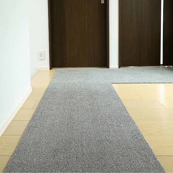 ラグタス　廊下敷きマット グレー