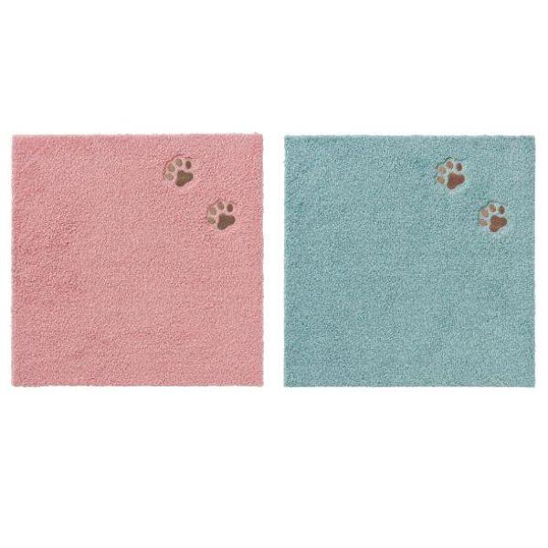 ラグタスタイルラグ　ミニ　おためしセット ローズピンク＆ミントブルー