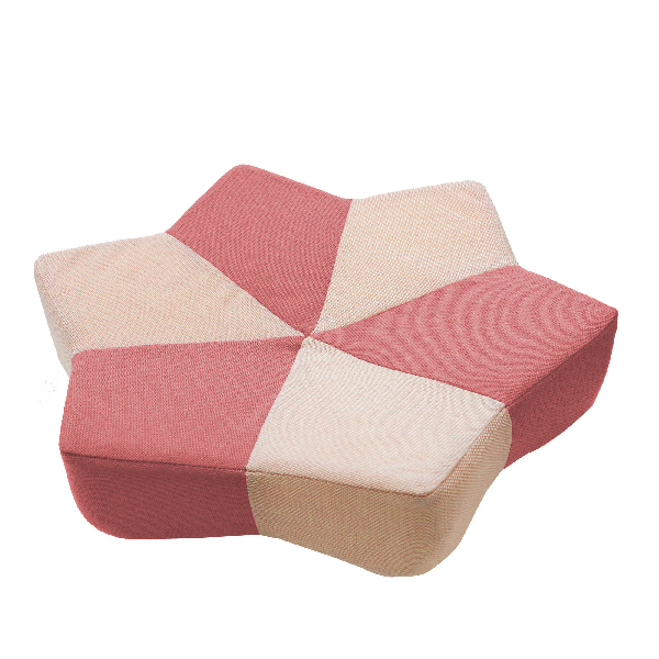 爪とぎクッション　ガリぼろスター ピンク