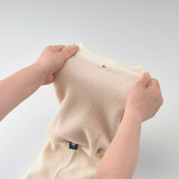 あったかスリーパー ベージュ／伸縮性抜群！