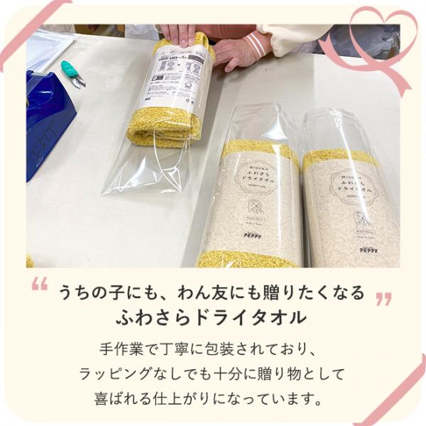 ★綿１００％のふわさらドライタオル 