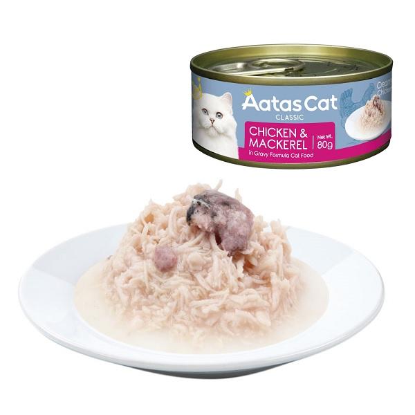 アタス　キャット　クリーミーチキン チキン＆マッカレル（サバ）