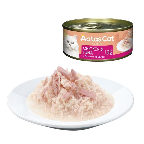 アタス　キャット　クリーミーチキン チキン＆ツナ