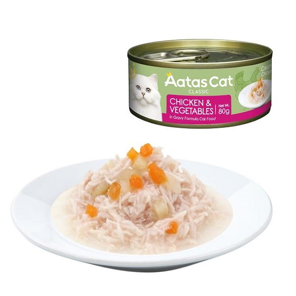 アタス　キャット　クリーミーチキン チキン＆ベジタブル