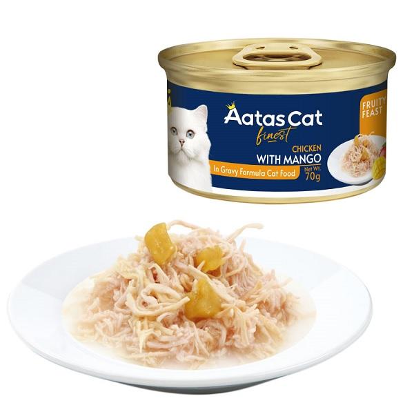 アタス　キャット　フルーティーフィースト チキンｗｉｔｈマンゴー