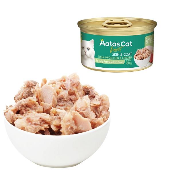 アタス　キャット　デイリーディフェンス　ツナ＆チキン 皮膚被毛の健康に配慮　スキン＆コート