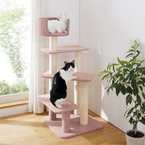 のぼりやすいらせんステップタワー（高さ119cm 据え置き型