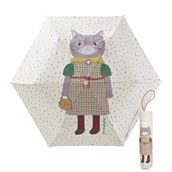 ＵＶカット 晴雨兼用折りたたみ傘 つばめさん