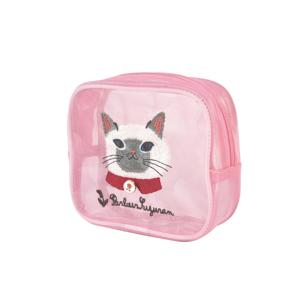 パーラーすずらん堂 コスメポーチ ピンク