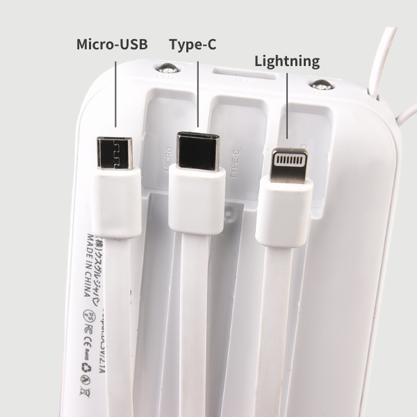 大容量１００００ｍＡｈモバイルバッテリー 