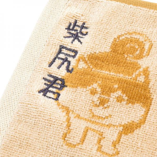 タオルマフラー 柴尻君柄 クリーム