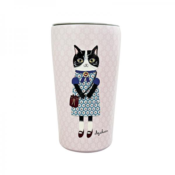 蓋付き保温保冷タンブラーＬ ピンク