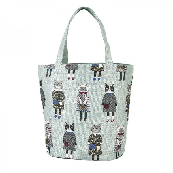 パーラーすずらん堂 ゴブラン織りトートバッグ ミント