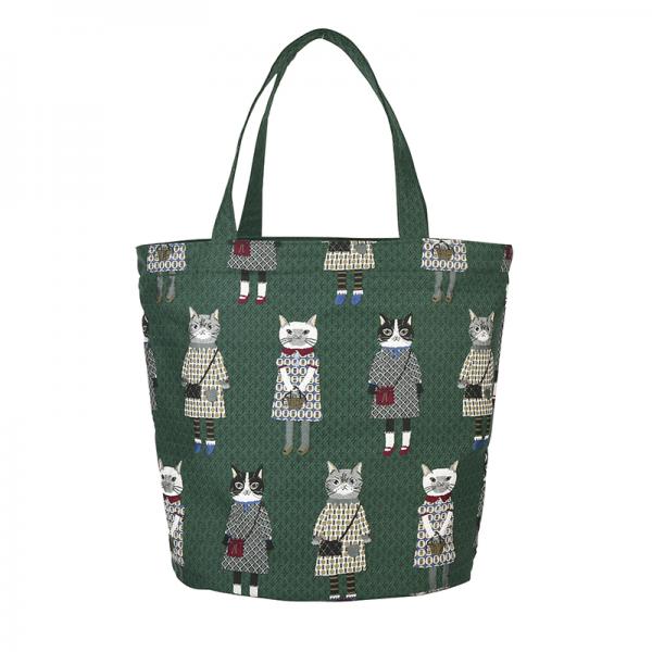 パーラーすずらん堂 ゴブラン織りトートバッグ モスグリーン