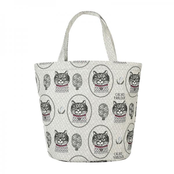 パーラーすずらん堂 ゴブラン織りトートバッグ グレー