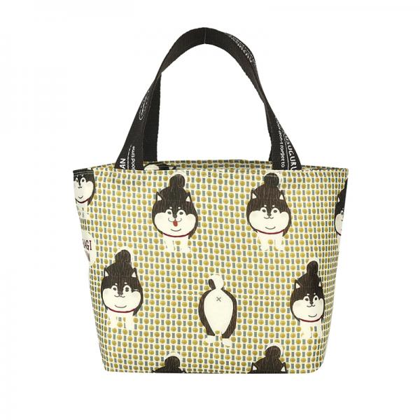 柴尻君　保冷保温　ランチバッグ カラシ