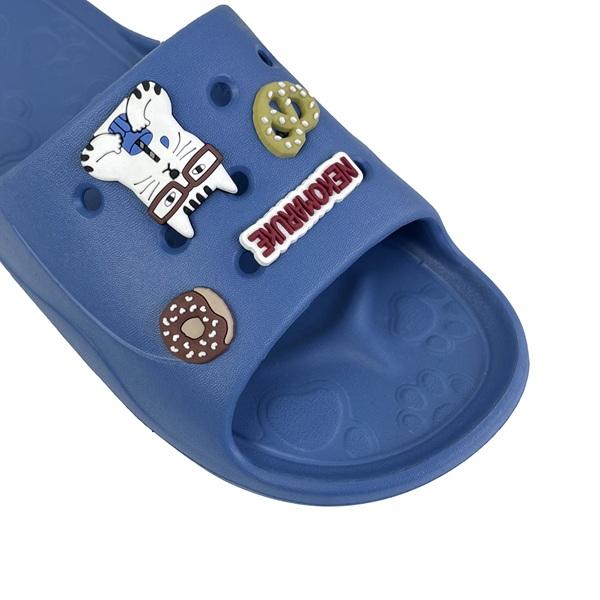 ネコまるけ　モチーフサンダル パーツは取り外し可。