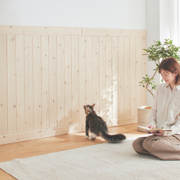 引っ掻き防止クッションシート ナチュラル／本体＋上下枠