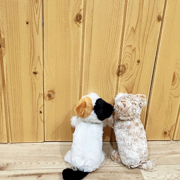 引っ掻き防止クッションシート ウッド/本体 まだ固まっているふたり