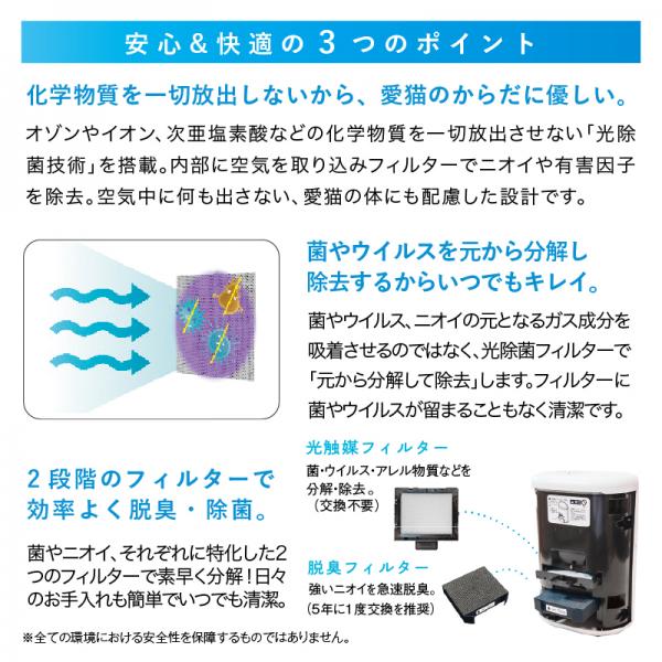 脱臭除菌機 ブルーデオＳにゃんこモデル 