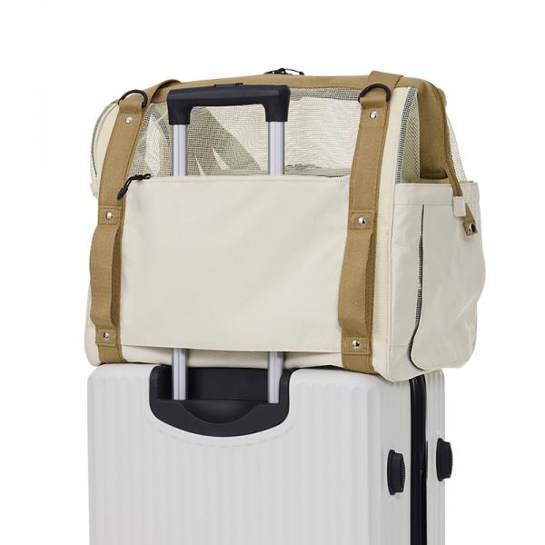 パカット　メッシュキャリーバッグ キャリーケースにセットできます。