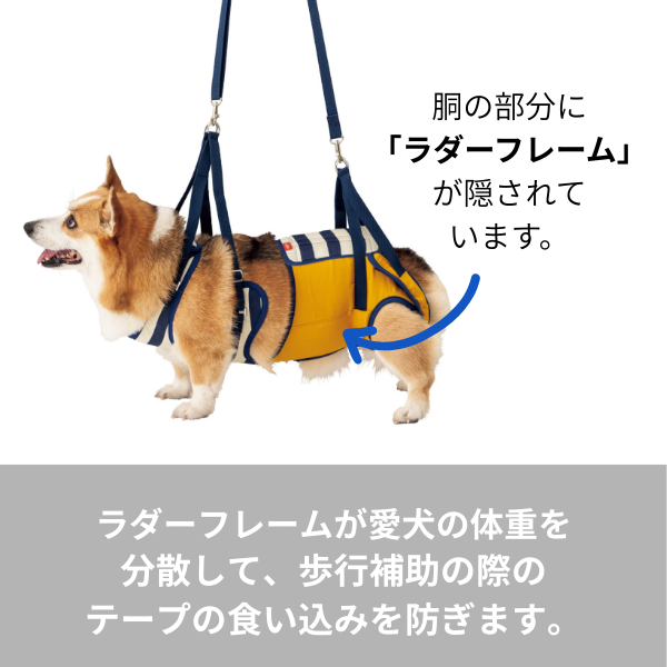 歩行補助ハーネスＬａＬａＷａｌｋ中型犬用 