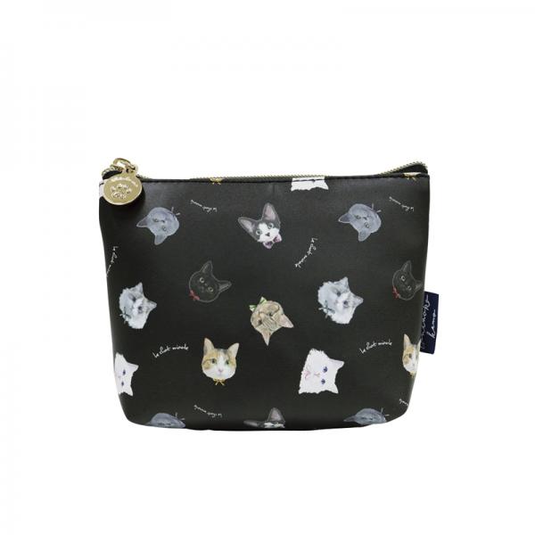 ＵＣＨＩＮＯＫＯＫＡＭＯⅢ 舟形ポーチ ブラック