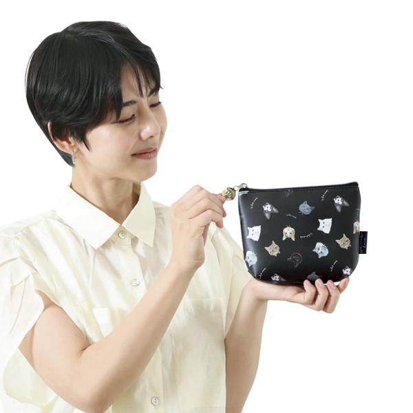 ＵＣＨＩＮＯＫＯＫＡＭＯⅢ 舟形ポーチ 小物やコスメにちょうど良いサイズ