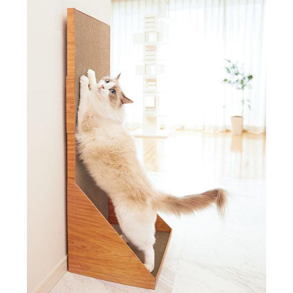 ガリガリウォール （猫用ダンボール製爪とぎ） ティーブラウン