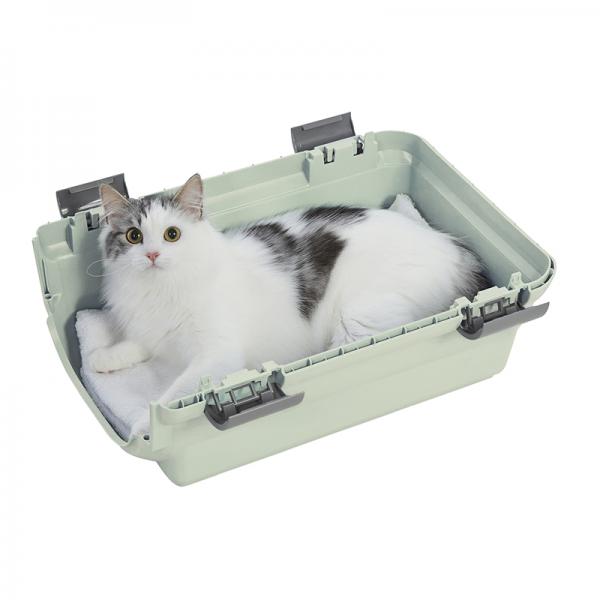 キャンピングキャリーファインＲ S・グレージュ／専用ショルダーベルトを付ければ持ち運びラクラク。