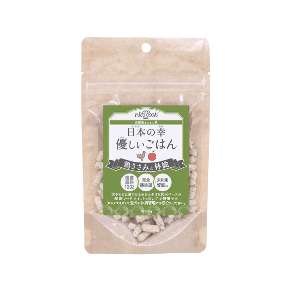ニコクック　日本の幸　優しいごはん　鶏ささみと林檎 50ｇ