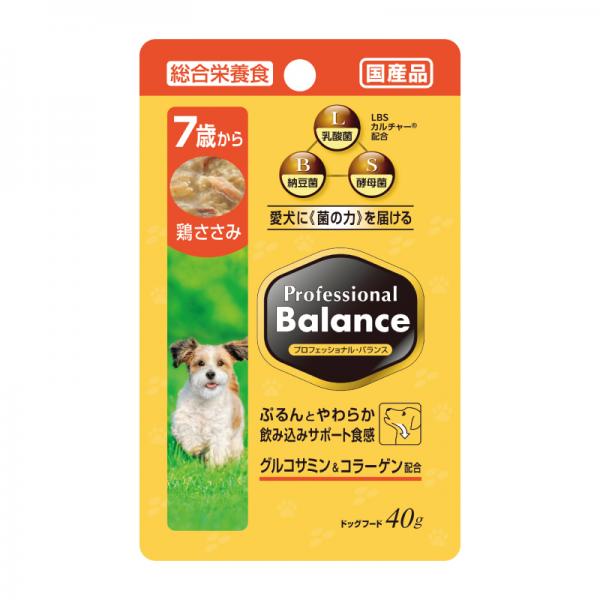 プロフェッショナルバランス　パウチ 犬用 7歳から鶏ささみ